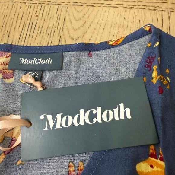 ModCloth Piñata Print Quick Remix Sleeveless Tunic XXS - Picture 3 of 10